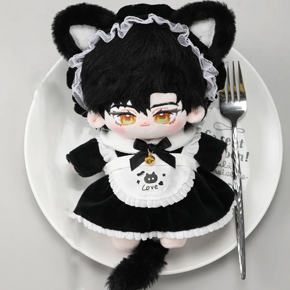 Kat Staart 10 cm Katoenen Poppenkleertjes Meid Jurk Strik Rok Katoenen Poppenkleertjes Mode Outfit Poppenkleertjes Kindercadeau