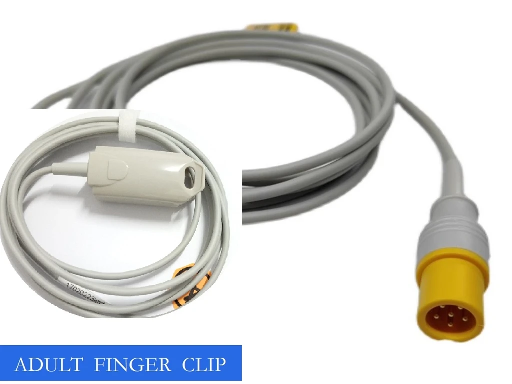 Compatible For Contec CMS8000 CMS9000Direct Connect Reusable SpO2 Sensor 2.5M