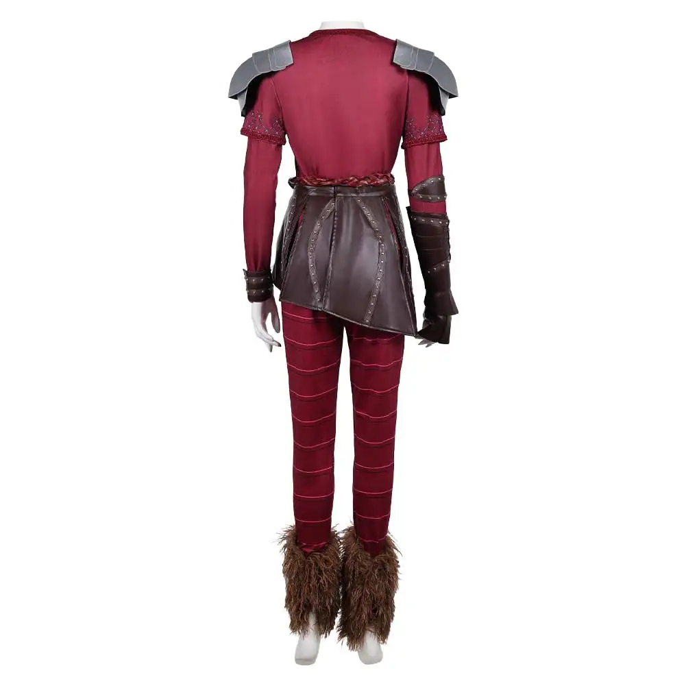 2015 Movie Train Dragon Astrid Cosplay Costume Women Jacket Pants Gloves Rolpelay for Adult Female Halloween Carnival Party Suit