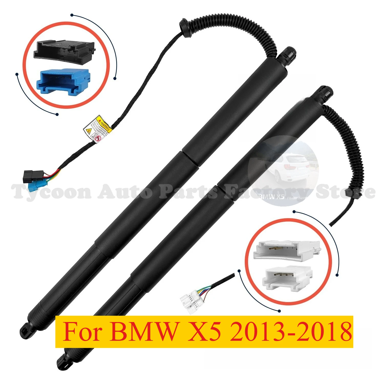 

Electric Tailgate Strut For BMW X5 2013-2018 Left Right Set 51247434041 51247434042