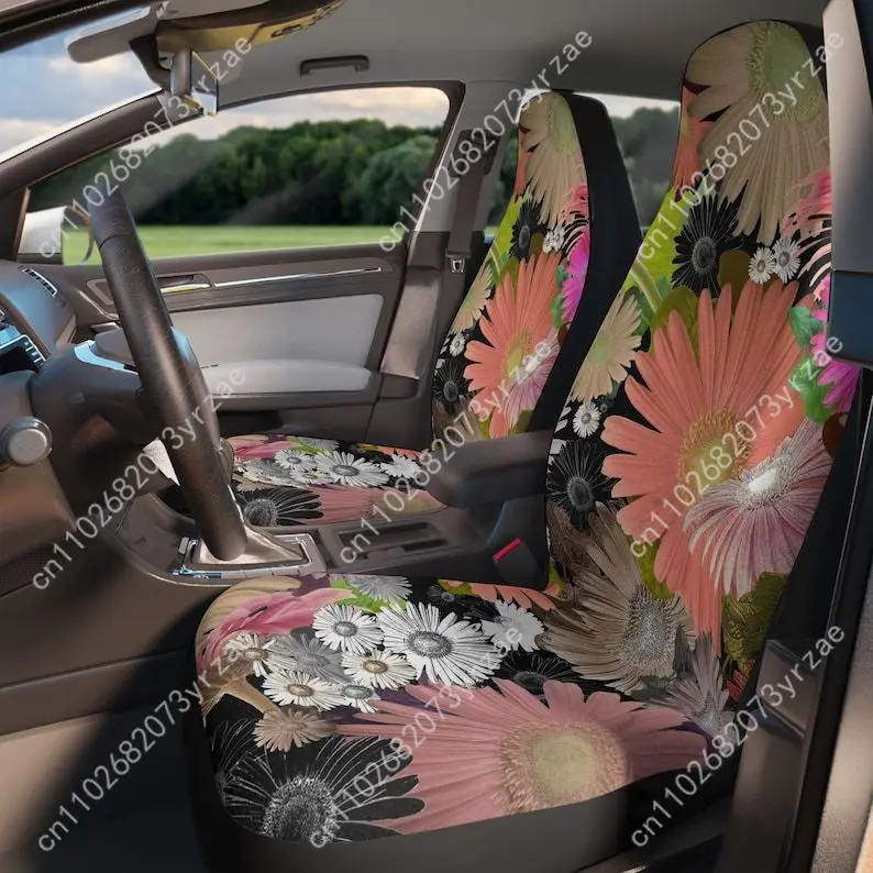

Hippie Vibe Car Seat Covers Universal Environmentally Friendly Interior Decorations Comfortable Breathable Car Seat Covers