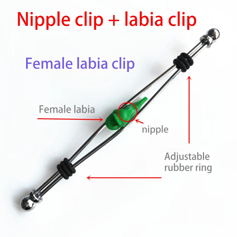 Adjustable  Nipple Clip Bdsm Labia Clip Bondage Boobs Stimulation Flirting Fetish Sex Toys for Couples Accessories