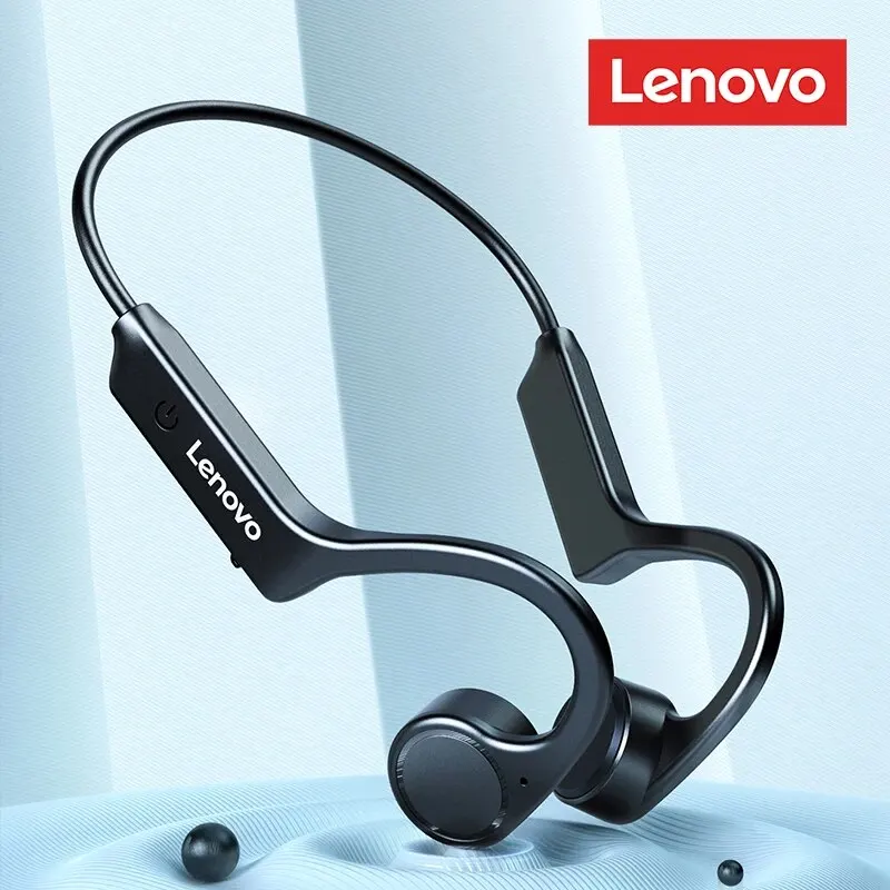 

Lenovo X4 Bone Conduction Bluetooth Headphone Sports Earphone Waterproof Wireless Headset with Mic Ear Hook TWS Bass Hifi Stereo