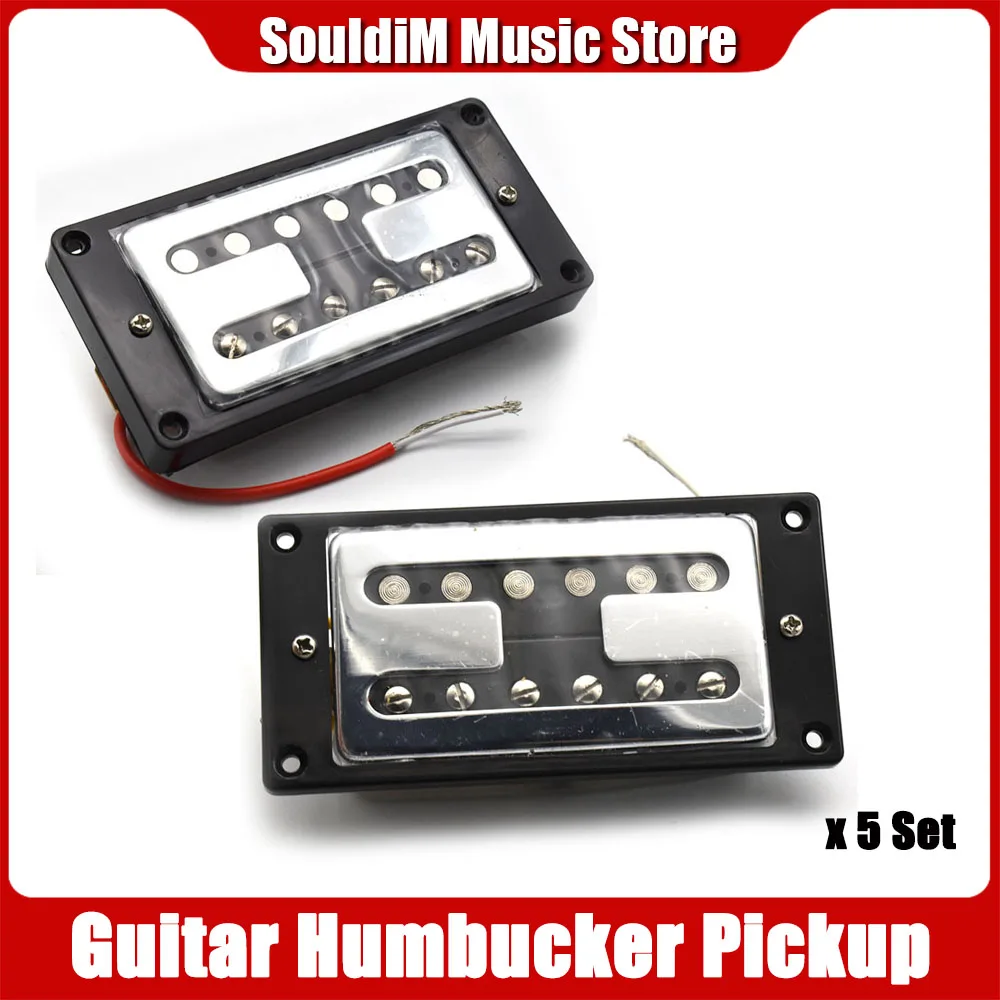 5Set Humbucker LP Guitar Pickup Gold Neck and bridge Ceramic Magnet  Pickup