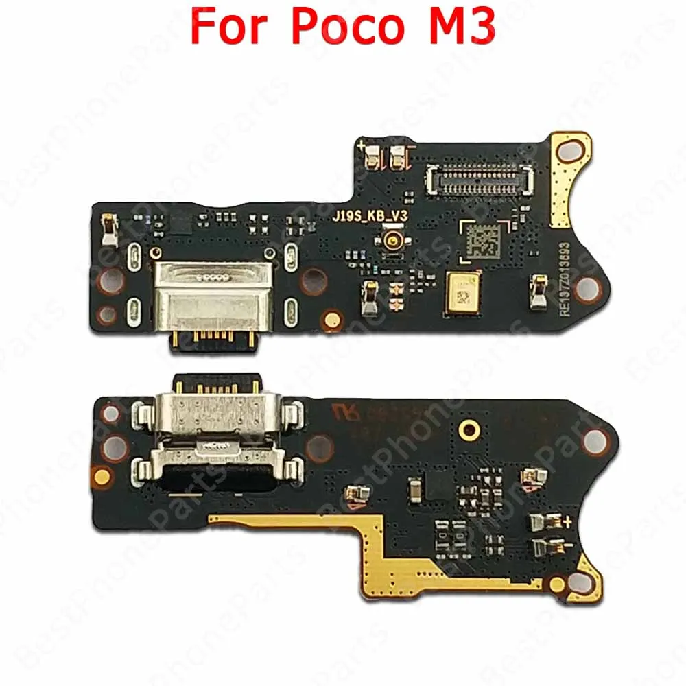 Charge Board For Xiaomi Poco M3 M4 Pro 5G M5 M5s Charging Port Usb Connector Pcb Dock Plate Mobile Phone Parts