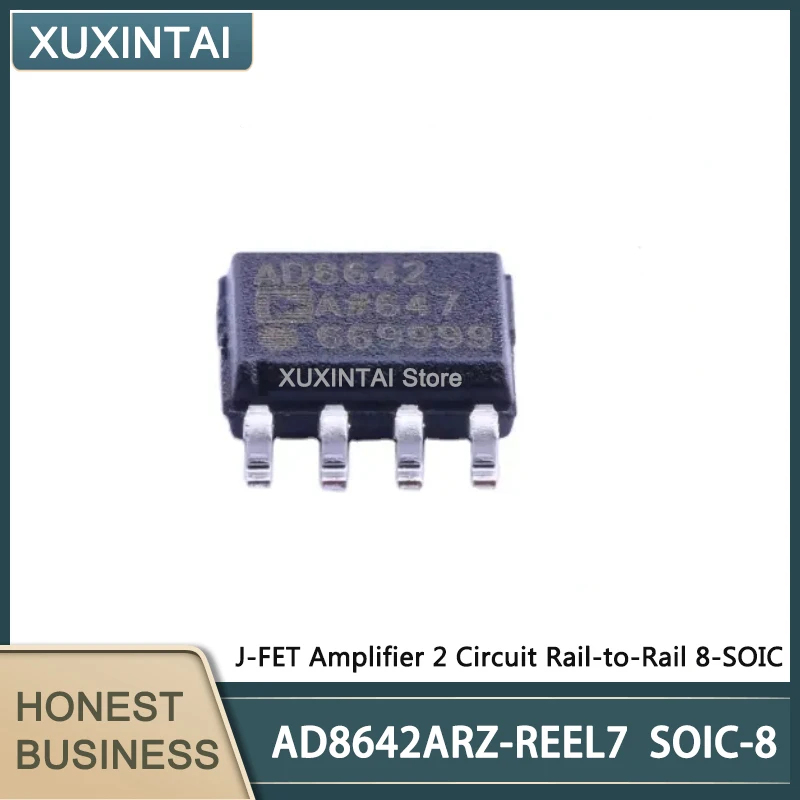 

10Pcs/Lot New Original AD8642ARZ-REEL7 AD8642ARZ J-FET Amplifier 2 Circuit Rail-to-Rail 8-SOIC