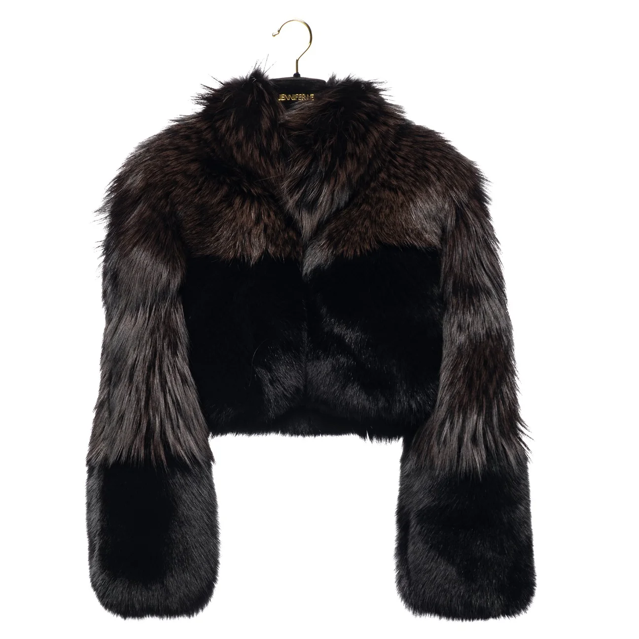 Women Fashion Genuine Fox Fur Jacket Stand Collar Color Patchwork Whole Skin Real Fox Fur Coat Thick Warm Fur Overcoat Luxury