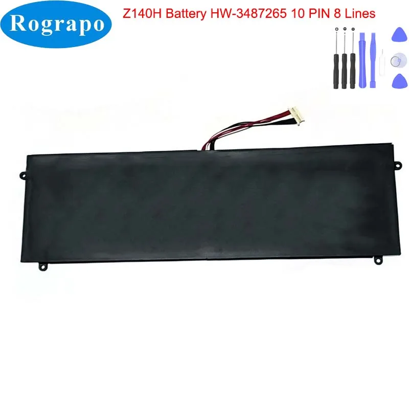 

New 5000mAh Z140H HW-3487265 Notebook Laptop Battery For Zed Air 14 Inch HD 10 PIN 8 Lines Tool