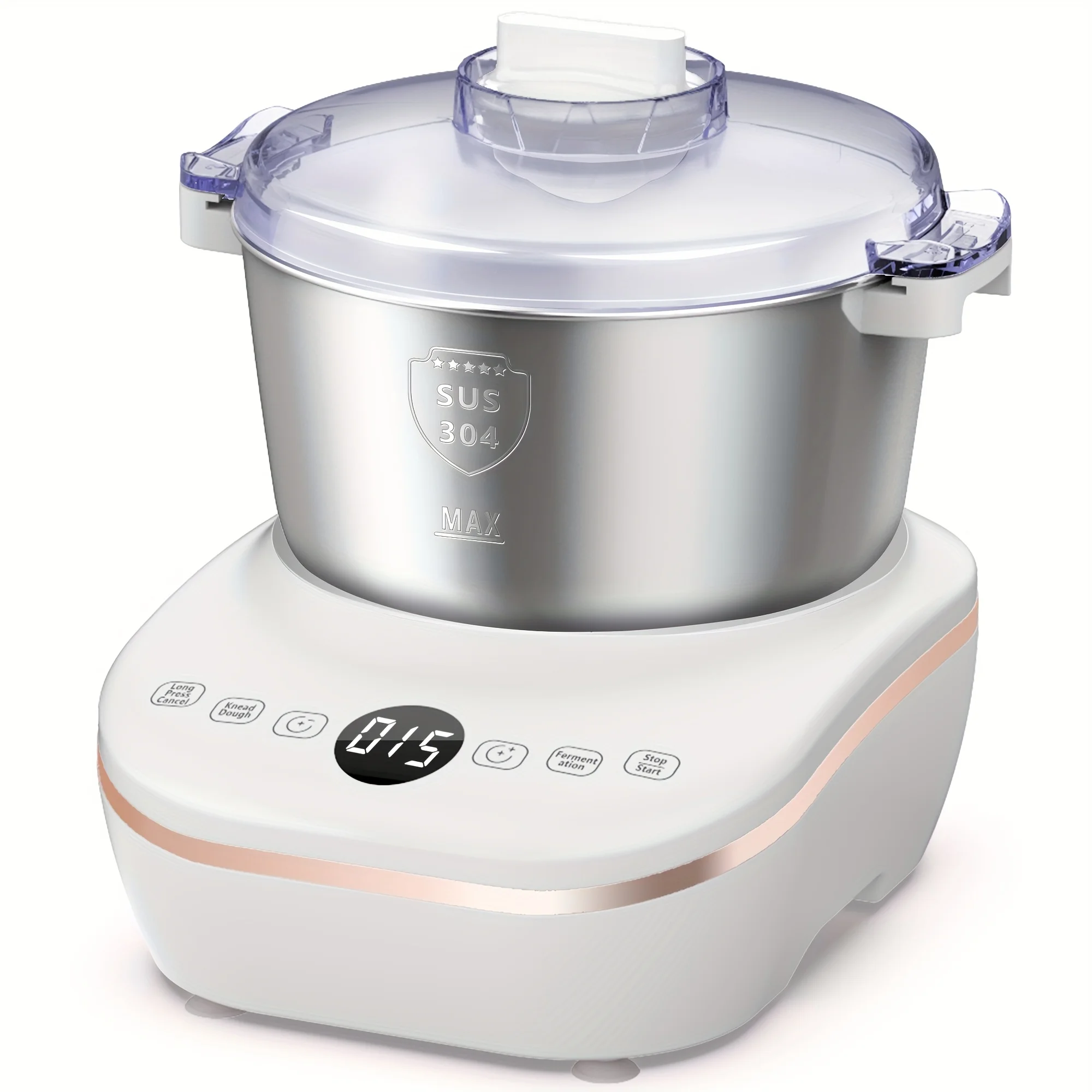 

7QT Electric Dough Maker Featuring a Constant Temperature Fermentation System And an Easy-To-Use Design, Ideal for Mixing Bread,
