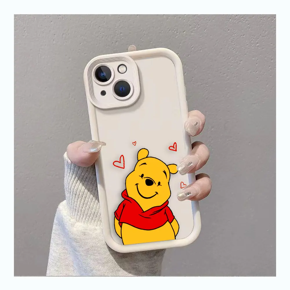 Cute Bear Winnie The Pooh Phone Case For OPPO REALME C21Y C30 C33 C35 C53 C55 C63 C65 C67 5 7I 8 11 12 GTMASTER GT3 GT6 50 Case