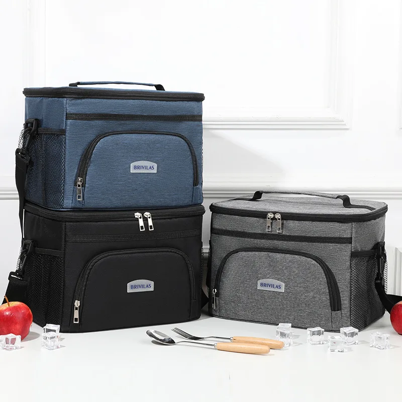 

Новая катионная сумка для пикника, большая термосумка для льда, портативная водонепроницаемая сумка-ланчбокс через плечо