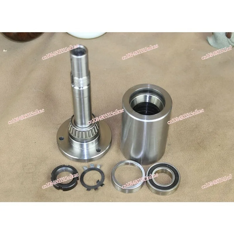 

Small lathe spindle High strength lathe Head assembly Tapered bearing with flange without chuck