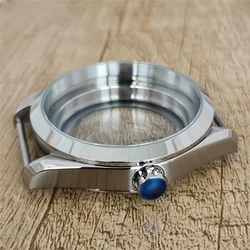 41MM Stainless Steel Case Mineral Glass For 33.5MM Dial For NH35/ NH36/ 4R/ 7S Movement Modify Watch Accessories