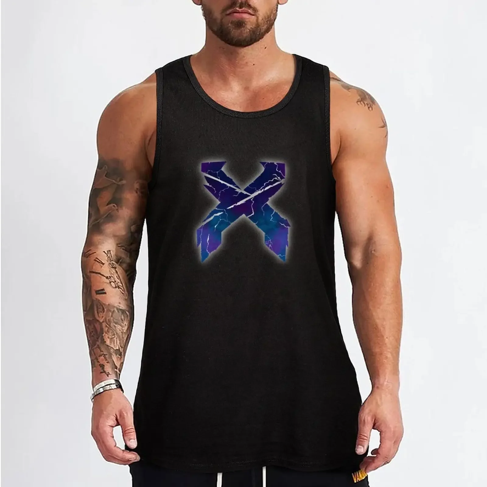 New HEADBANGER X Tank Top Men's t-shirt Male clothes bodybuilding for men Gym T-shirts for men