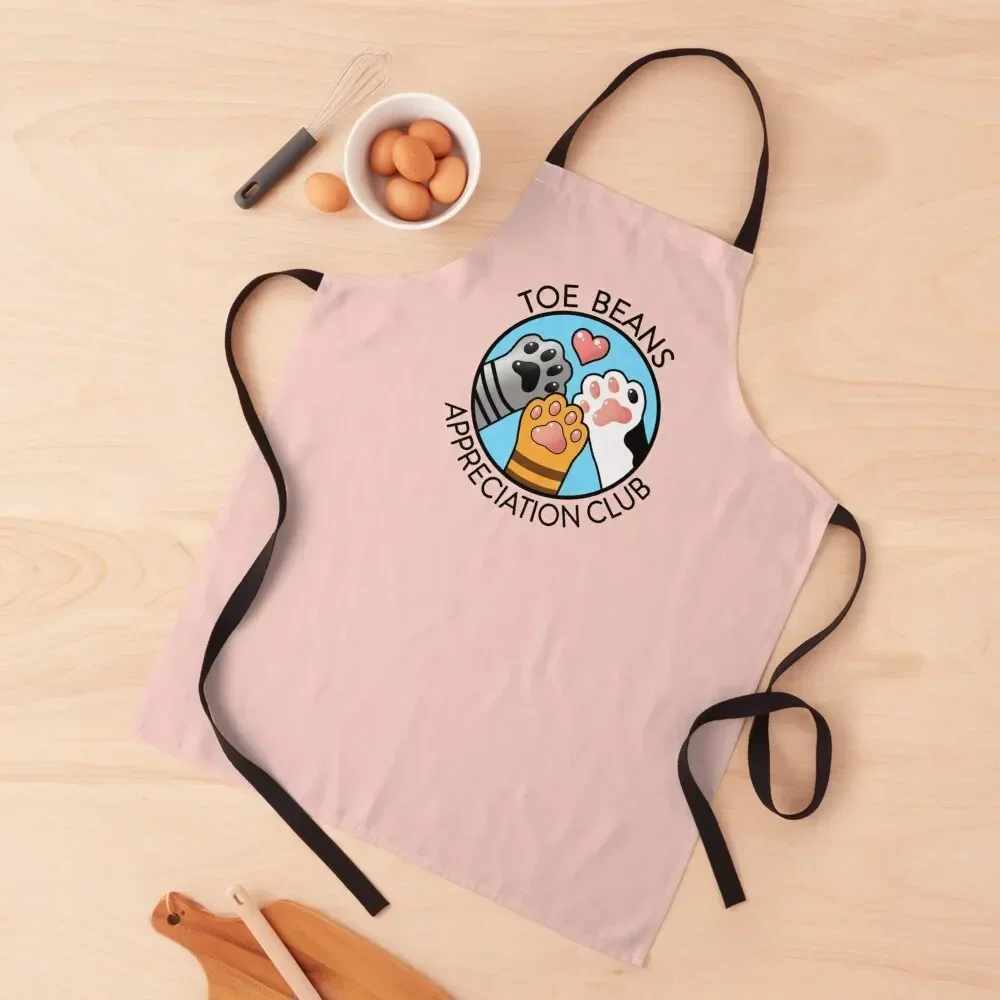 

Toe Beans Appreciation Club Apron Restaurant Kitchen Equipment for home useful pieces Apron