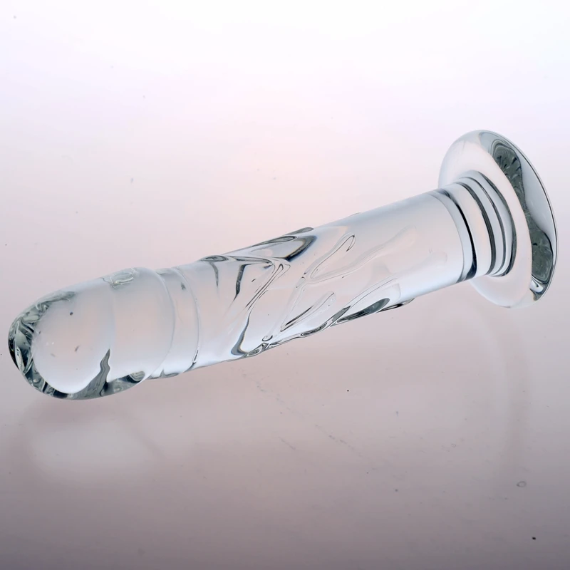 Retail High Quality Top 1 Vivid Transparent Clear Glass Dildo Sex Toy/Glass Penis Sex Toy/Sex Toy Supplier in China