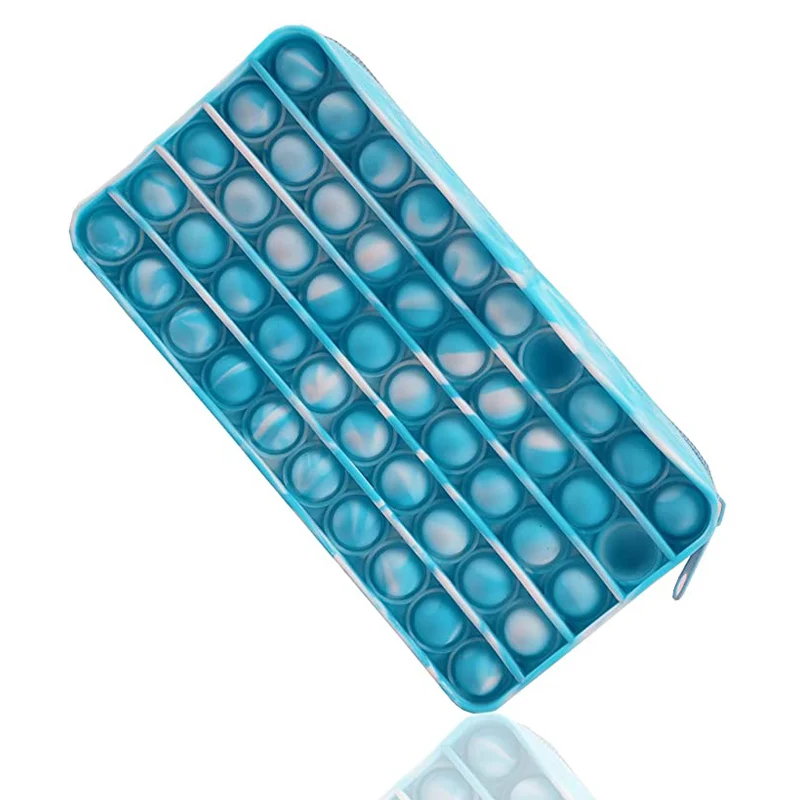 Zappeln adhd Blase Bleistift Fall Briefpapier Aufbewahrung tasche sensorische Spielzeuge für Autismus Angst Linderung Kinder Juguetes Para La