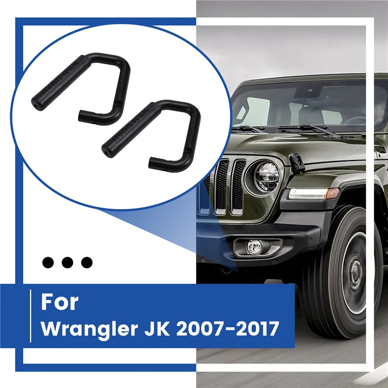 

AS-For Jeep Wrangler JK 2007-2017 Car Roof Handle Inside Handrail Kit