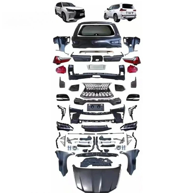 For Car Conversion Upgrade Body Kit Facelift Retrofit Kit For LX 570 2009 Upgrade To 2021