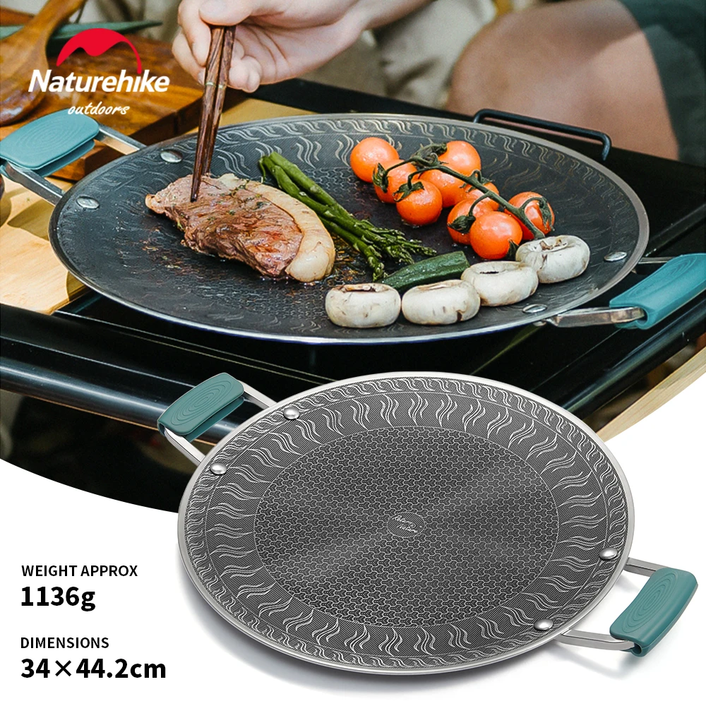 naturehike-316-stainless-steel-frying-pan-non-stick-pan-fried-steak-pot-kitchen-cookware-for-gas-stove-and-induction-cooker