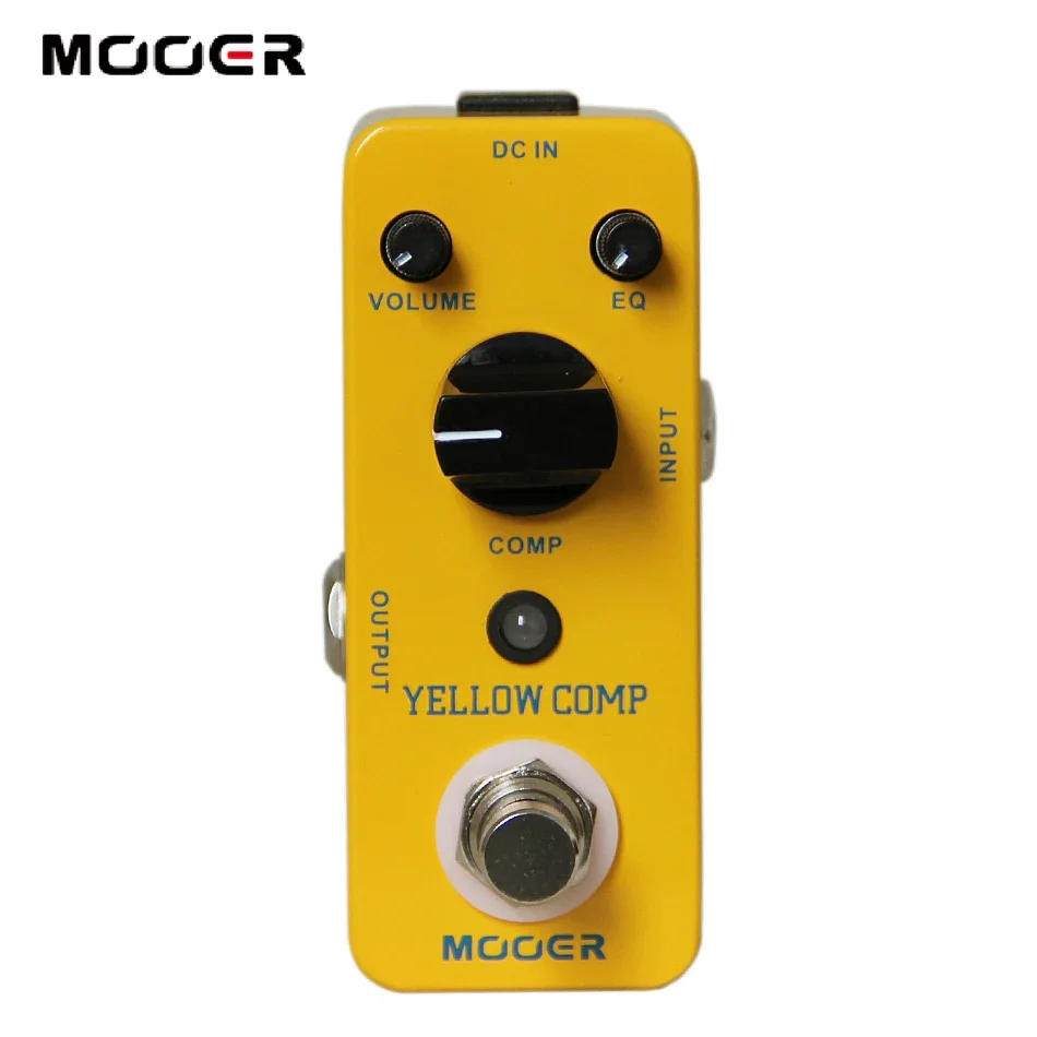 Mooer Yellow Comp Optical Compressor Effect Pedal Mini Guitar Pedal for Electric Guitar Full Metal Shell True Bypass