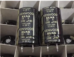 4pcs/lot Customized 50V 3300UF ELNA 22x35mm filtering audio aluminum electrolytic capacitor free shipping