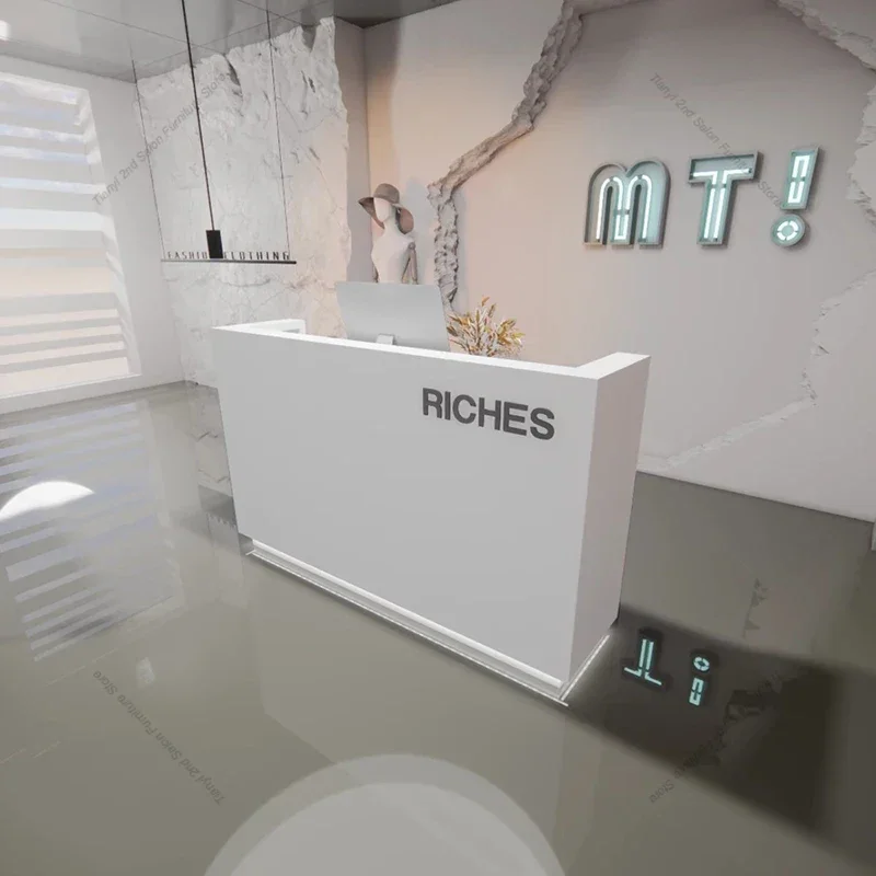 

Скандинавские оригинальные стойки регистрации, современный черный дизайн, магазин одежды, салон красоты, коммерческая мебель Mostrador De Recepción FYRD