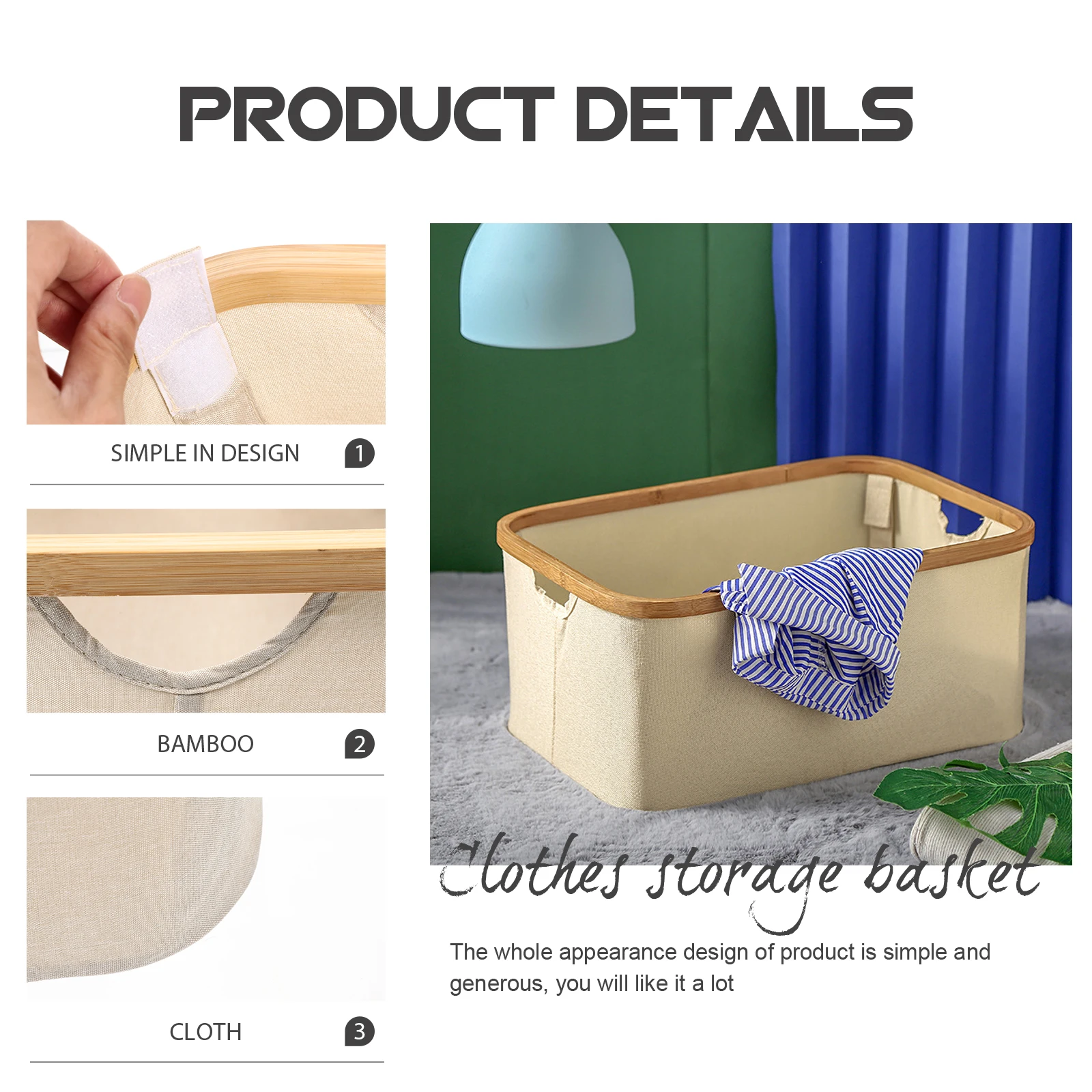 

Folding Laundry Basket Household Large Storage Case For Home Use Clothes Organizer Kids Holder Dirty Cloth Holder Sundries