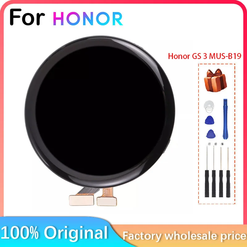 

For Honor GS 3 MUS-B19 smart watch LCD display + touch panel digitizer For Honor GS 3 MUS-B19 AMOLED display