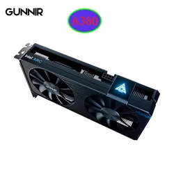 New Original GUNNIR Intel Arc A380 Photon/Index 6G Graphics Card,2450 Mhz Video Card,6GB 96-bit GDDR6,PCIE4.0,1 HDMI,2 Fans GPU