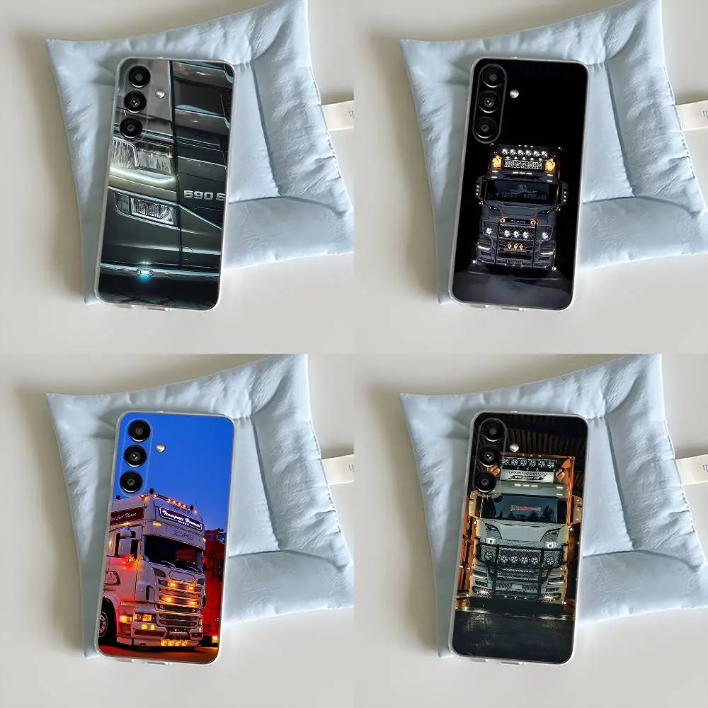 

Чехол для телефона S-SCANIA Trucks SA-AB для Samsung S30,23,21,22,20, FE lite,S10,9,8,7 PIus Note20ultra Transparent