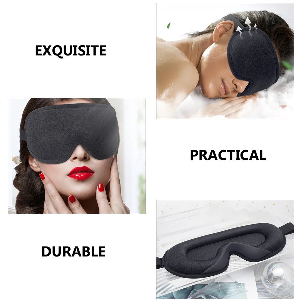 

Comfortable Elastic Sleep Mask Adjustable Blindfold Eye Cover for Sleeping Men Women Portable Light Blocking Eye Shades
