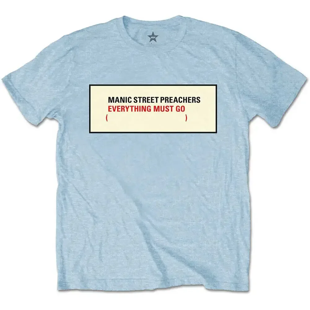 Men'S Manic Street Preachers Everything Must Go T Shirt Small Light