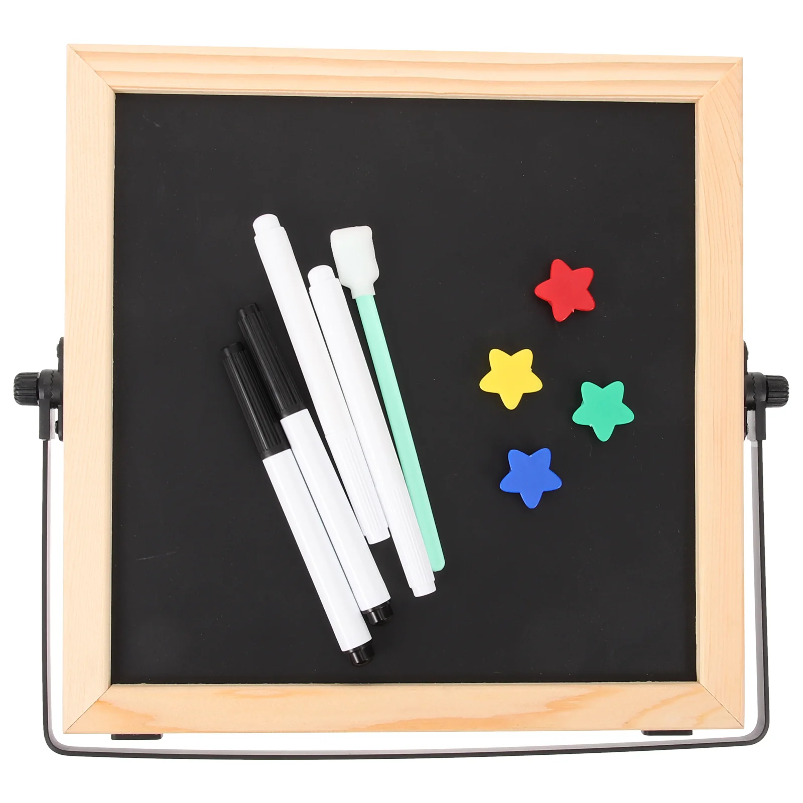 Tableau blanc de bureau effaçable double face, facile à écrire, tablette d'écriture magnétique, mémo pliable pour enfants, message, Pp