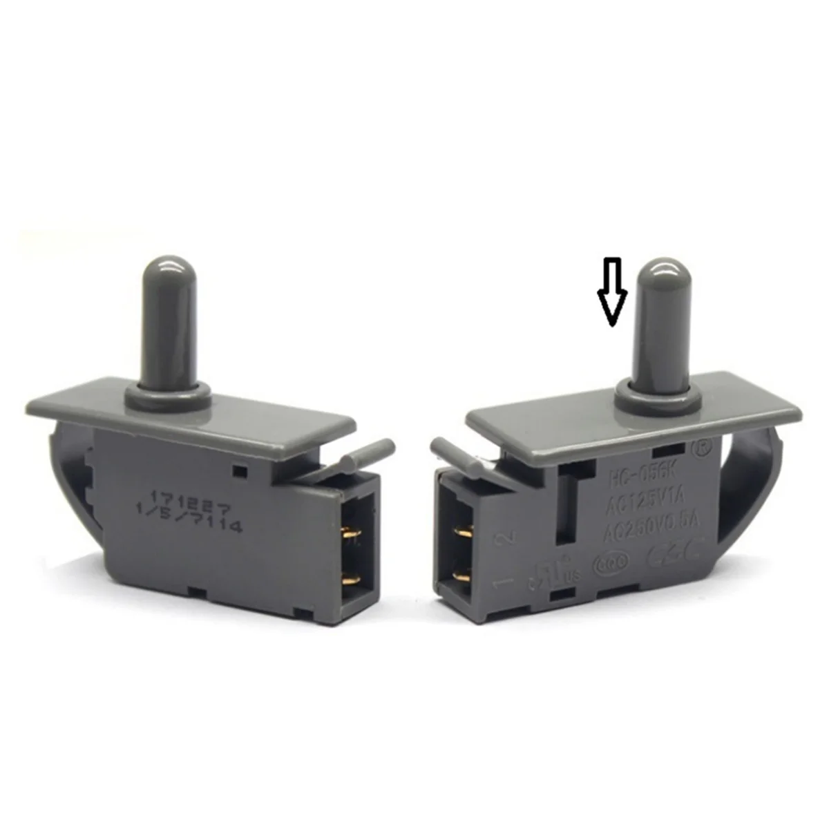 

SSR Refrigerator Spare Parts Door Light Control Normally Closed Push Button Switch Refrigerator Door Freezer Door Switch