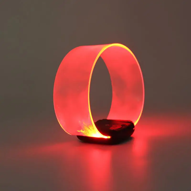 Silicone Sound Controlled LED Light Bracelet Led Light-emitting Bracelet Light Band Entertainment Party Wristband Halloween Belt