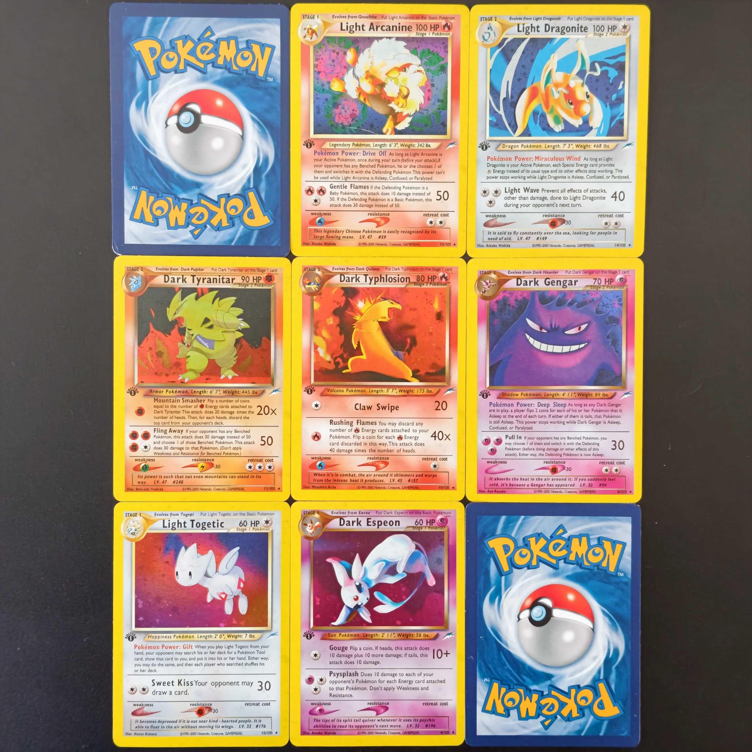 Vintage Pokemon Collectible - Винтажная прокси-карта PTCG: Покемон Neo Destiny