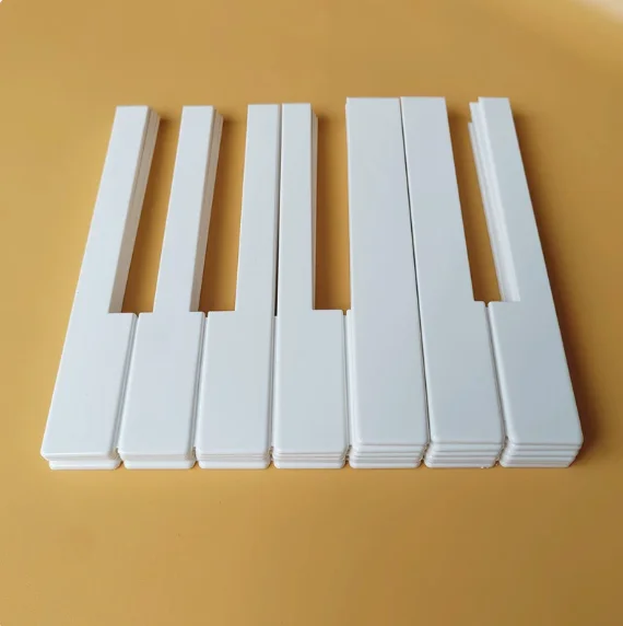 Piano accessories Pearl River Yamaha piano white keys leather white Jian leather a piano