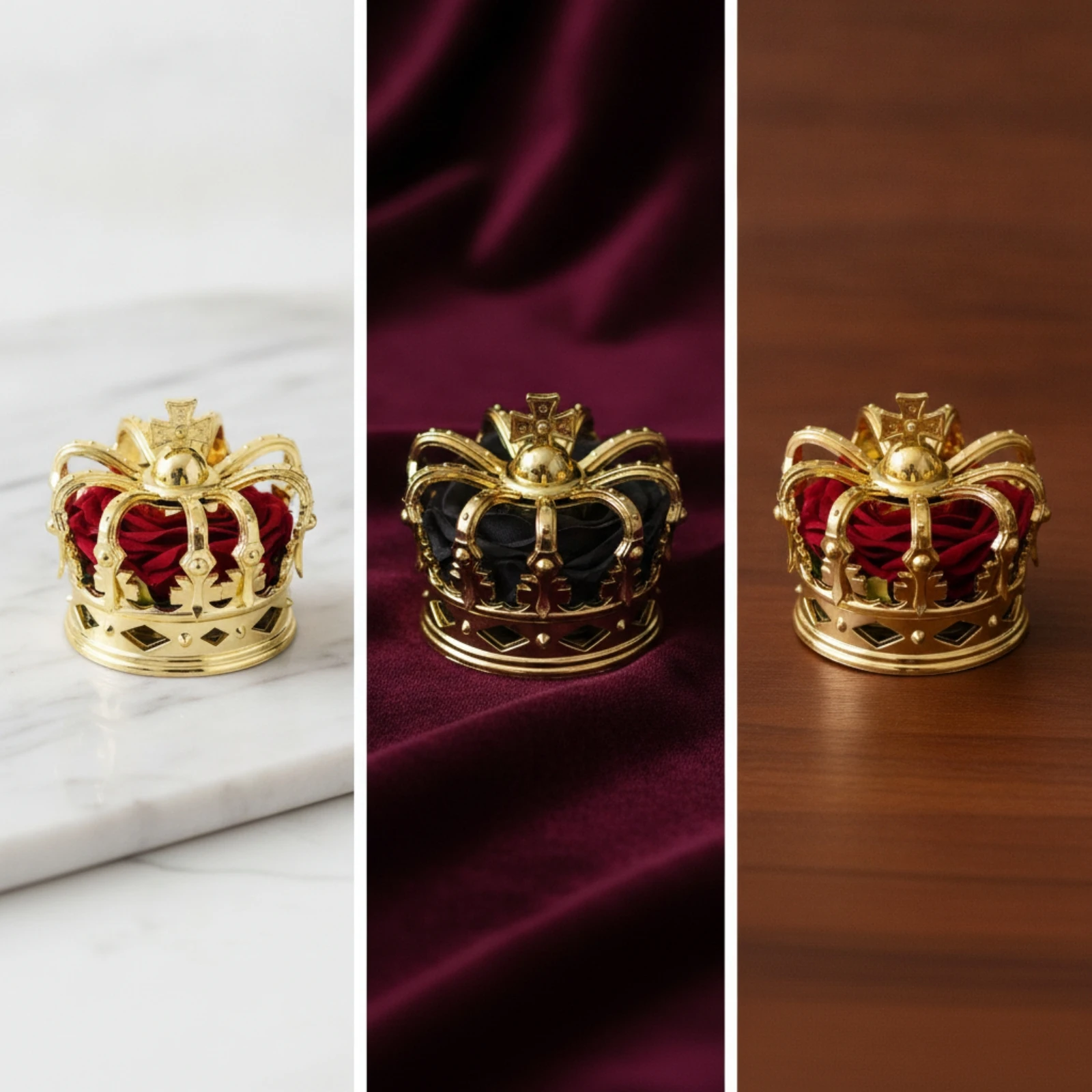 Crown Hair Clip Decorative Mini Crown with Clip Accessory Lightweight Sturdy for Cosplayers, Costume Parties, Photoshoots view 6