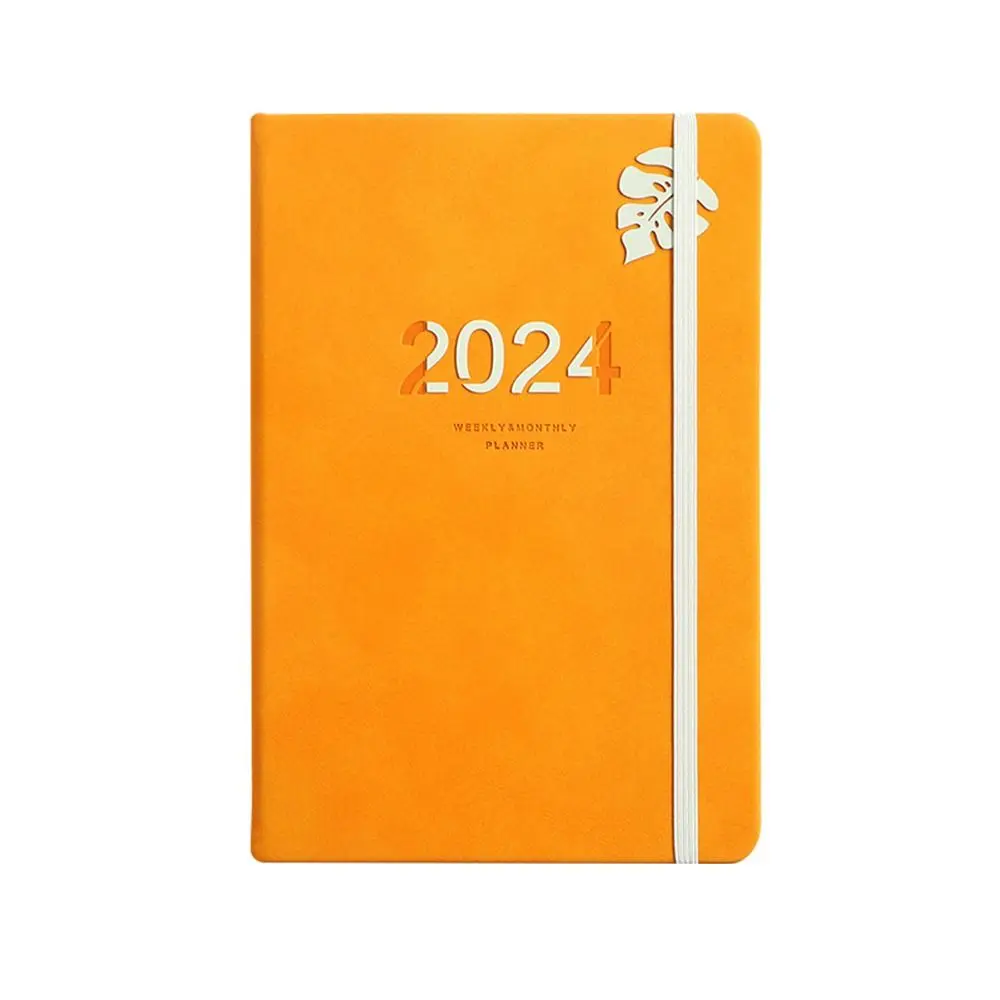 Prendre des notes en anglais Agenda 2024 A5 Notebook Time EvaluTo Do List, 12 mois, bloc-notes, journal, licence