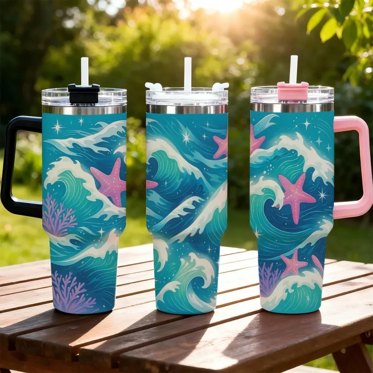 1pc 40oz Stainless Steel 2nd Generation Handle 3rd Generation Locking Cap with Lid and Straw - Vacuum Insulated Bottle Perfect for Car Use and Outdoor Adventures Ideal Gift for Rela