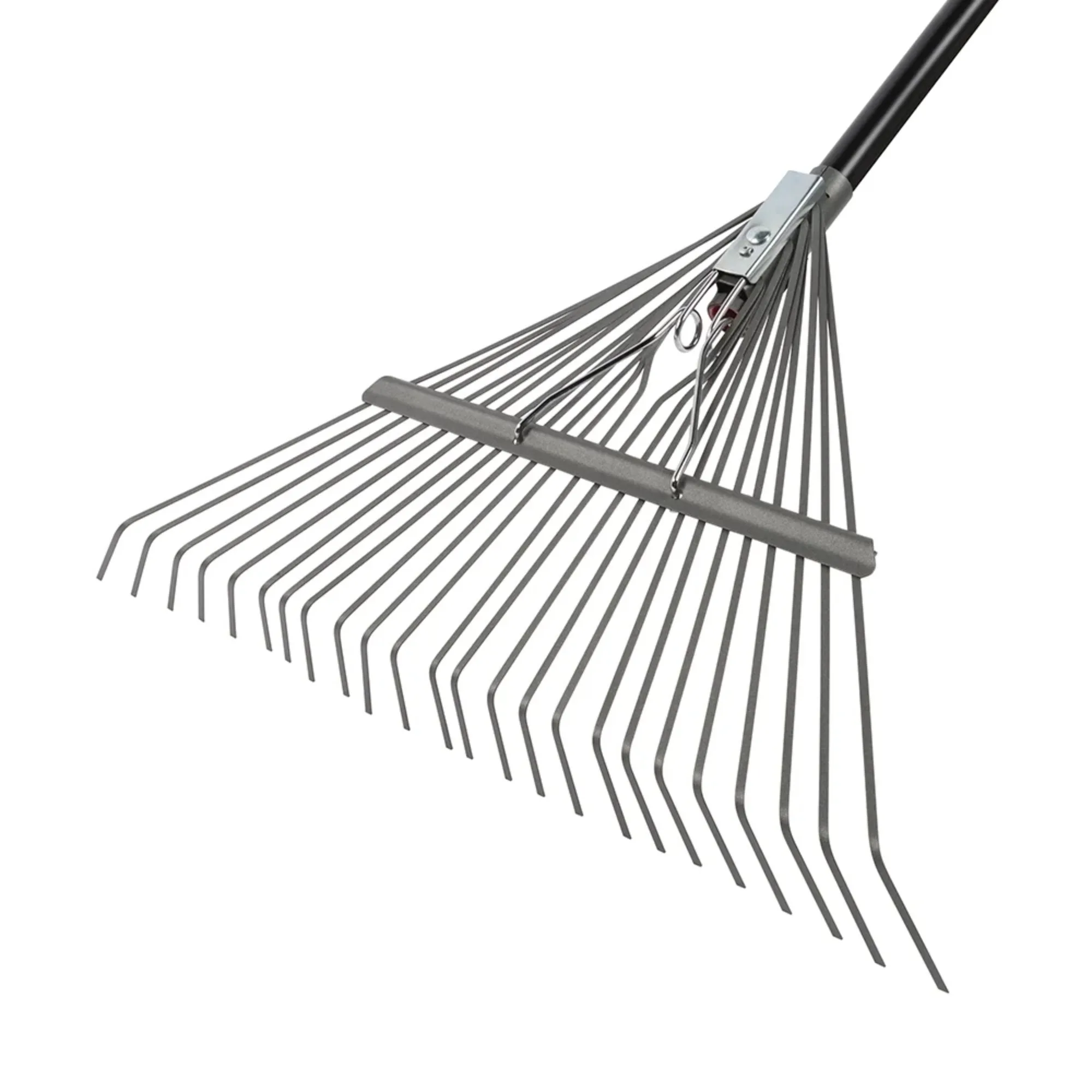 Fiskars Garden Rake, Metal Tine Leaf Rake with Fiberglass Handle, 62