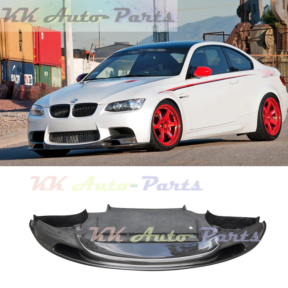 

For BMW E90 E92 E93 M3 GTS-V Carbon Fiber Front Bumper Spoiler Splitters Add Lip Chin Auto Tuning
