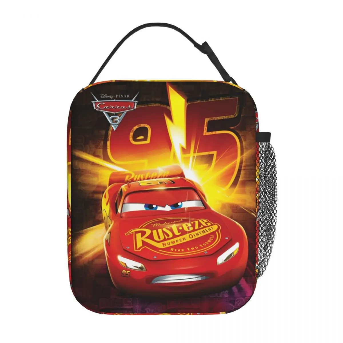 Insulated Lunch Boxes Lightning Mcqueen Car Sally Accessories Lunch Container Fashion Cooler Thermal Bento Box For School