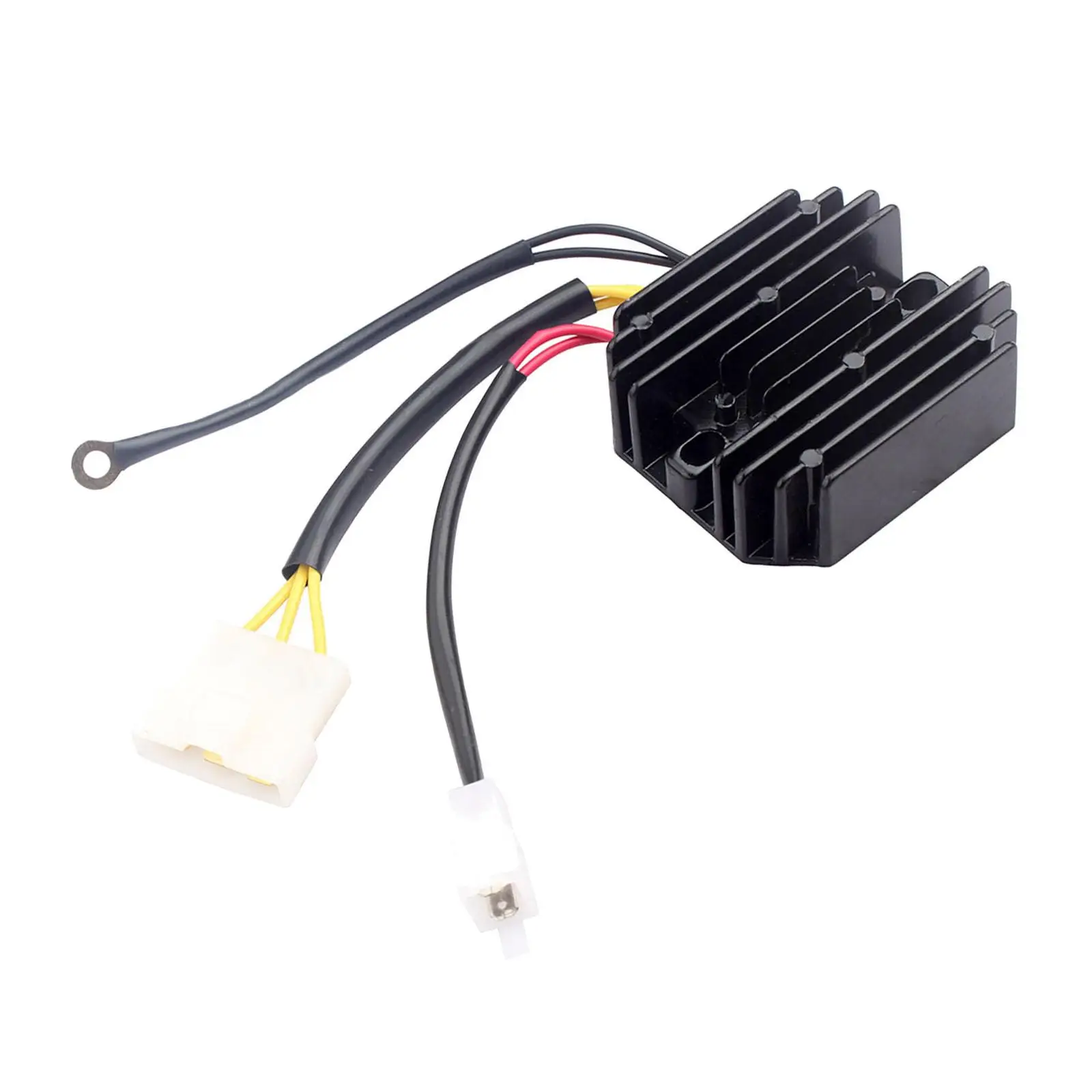 12V Motorcycle Regulator Three Phase Exchange Rectifier Black Accessory for Bajaj Dominar 250 2020-2023