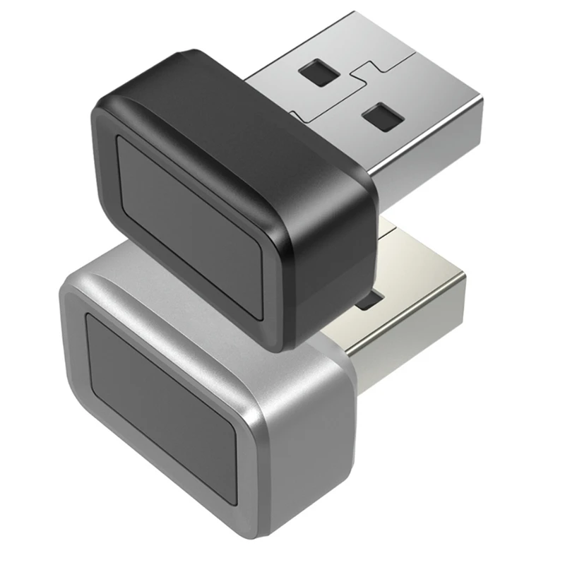 Leitor de chave de impressão digital usb fido u2f chave de segurança portátil para windows olá anti-poofing chave de segurança de correspondência rápida