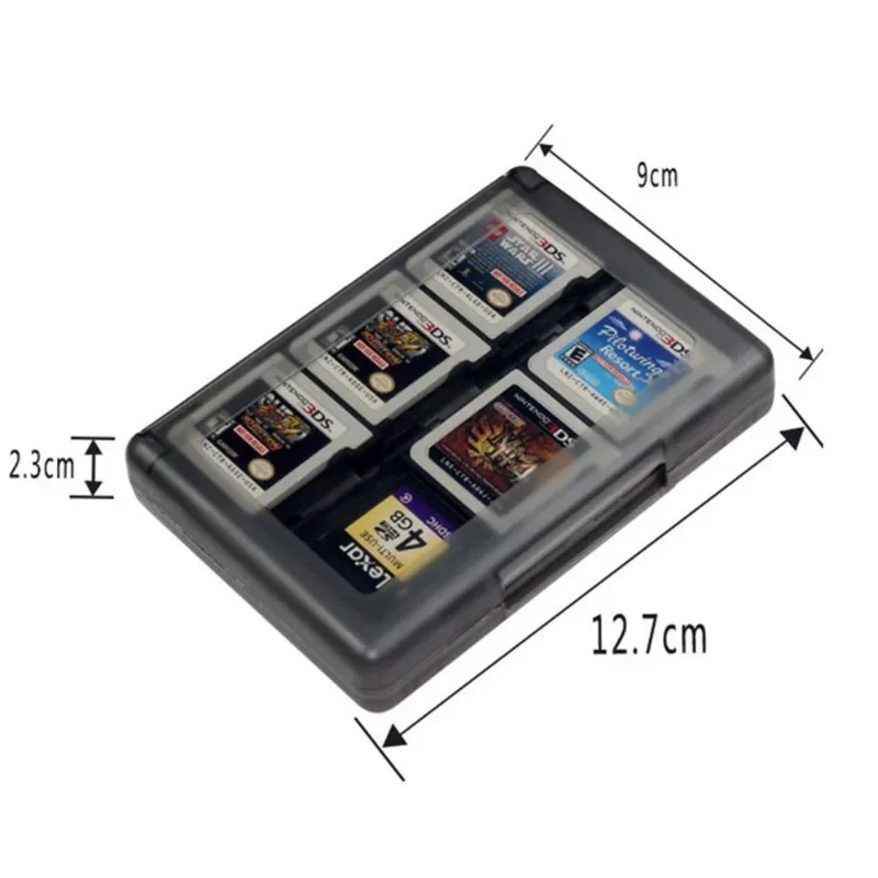 28-in-1 Game Card Case Compatible Nintendo NEW 3DS / DSi XL LL DS Lite Cartridge Storage Box Holder