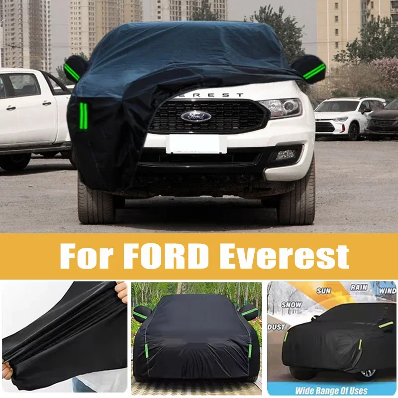 

For FORD Everest Full Car Cover Four Seasons Outdoor Sun Anti UV Rain Snow Dust Protection Oxford Cloth Accessories