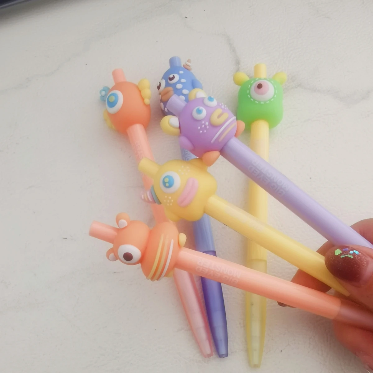 3 pcs/lot 0.5mm Cartoon Monster Mechanical Pencils Cute School Office Writing Supplies Gift Stationery