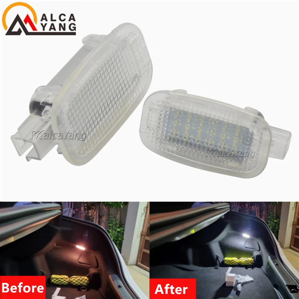 2x LED Luggage Compartment Interior Light for Benz W169 W204 W212 W221 W216 R230 W463 X164 Courtesy Welcome Door Footwell Lamp